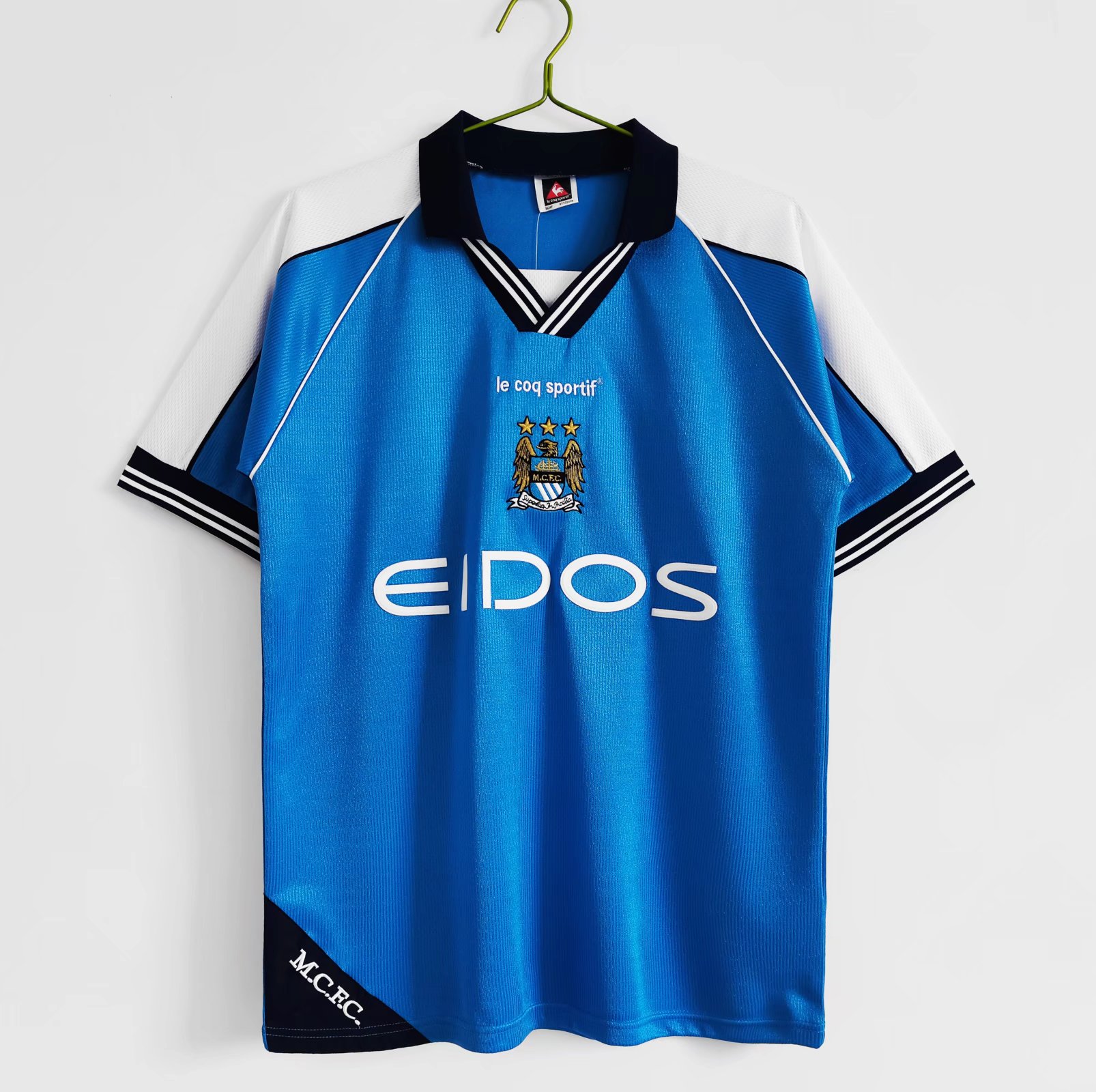 Retro Manchester City 1999-01 Home Stadium Jersey